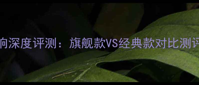 图片 Bose立式音响深度评测：旗舰款VS经典款对比测评与选购指南