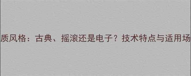 图片 DLS功放音质风格：古典、摇滚还是电子？技术特点与适用场景全指南2