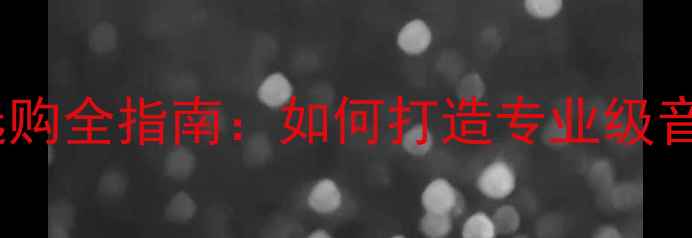 图片 EW音响电路配件选购全指南：如何打造专业级音响系统核心组件2