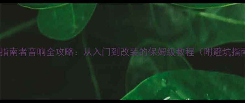 图片 Jeep指南者音响全攻略：从入门到改装的保姆级教程（附避坑指南）2