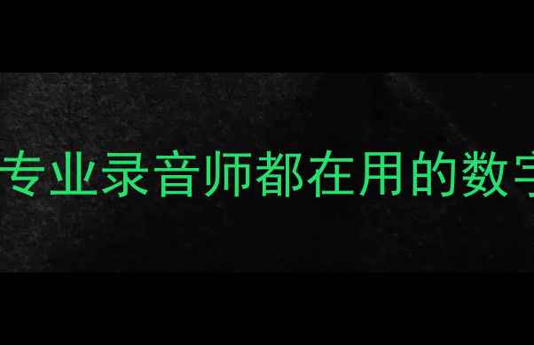 图片 Mixbus音响评测：专业录音师都在用的数字音频工作站深度2