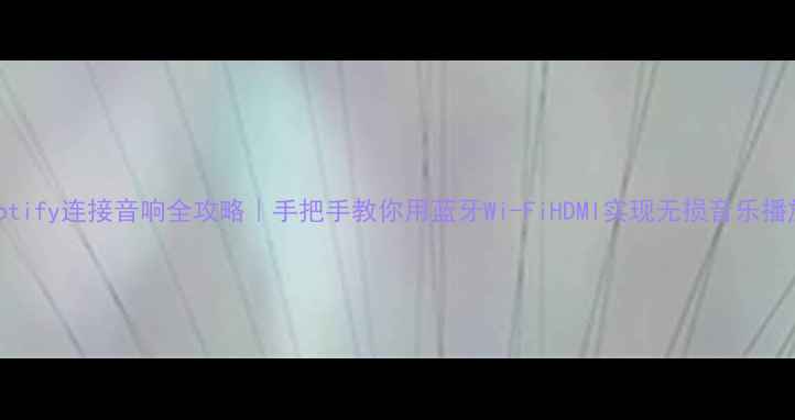 图片 Spotify连接音响全攻略｜手把手教你用蓝牙Wi-FiHDMI实现无损音乐播放1
