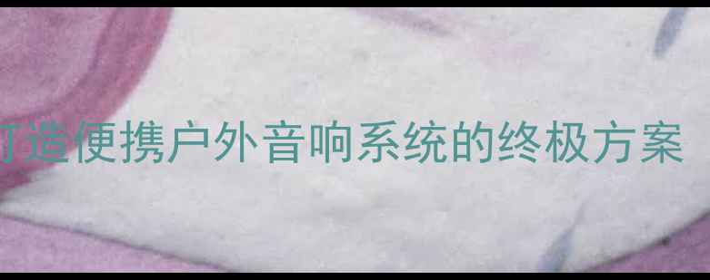 图片 TEC手提箱搭配中音喇叭：打造便携户外音响系统的终极方案（含音质测试与选购指南）2