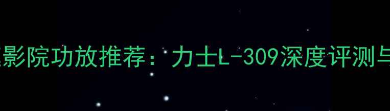 图片 专业级家庭影院功放推荐：力士L-309深度评测与选购指南1