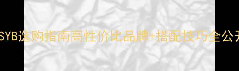 图片 功放SYB选购指南高性价比品牌+搭配技巧全公开✨2