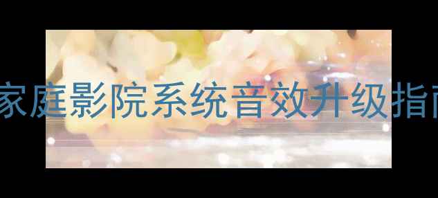 图片 单功放双线分音技术：家庭影院系统音效升级指南（附详细配置方案）2