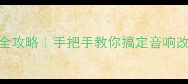 图片 同轴8寸喇叭接线全攻略｜手把手教你搞定音响改装新手必看教程2