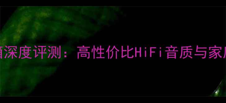 图片 宝华707书架音箱深度评测：高性价比HiFi音质与家庭影院配置指南1