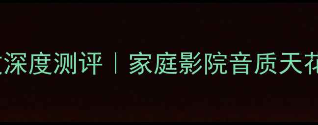 图片 徕卡D480功放深度测评｜家庭影院音质天花板怎么选？2