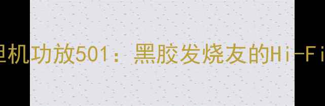 图片 深度柯普兰胆机功放501：黑胶发烧友的Hi-Fi神器全测评2