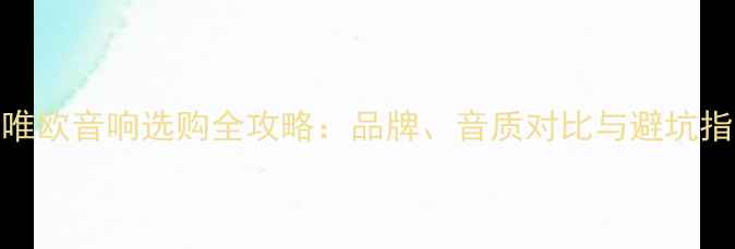 图片 爱唯欧音响选购全攻略：品牌、音质对比与避坑指南