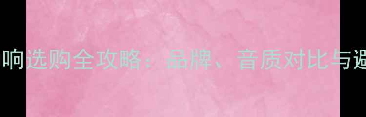 图片 爱唯欧音响选购全攻略：品牌、音质对比与避坑指南2