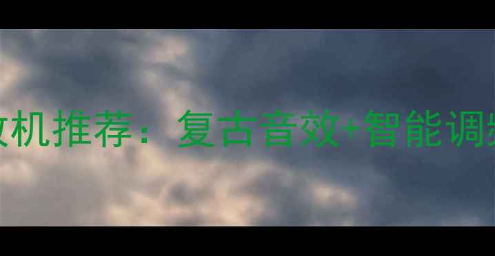 图片 选购指南带收音机的功放机推荐：复古音效+智能调频，家庭影音娱乐新选择