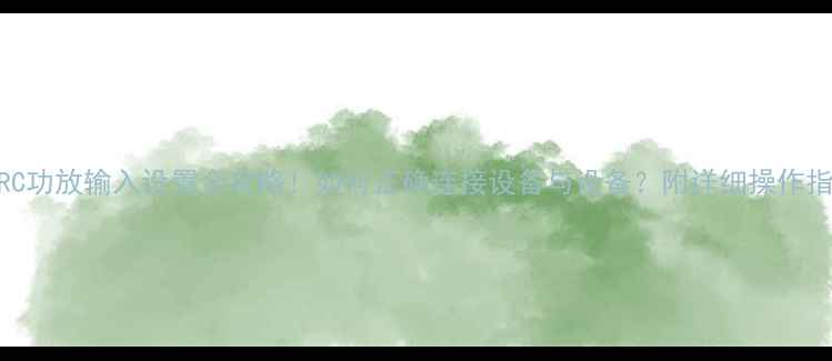 图片 🎵ARC功放输入设置全攻略！如何正确连接设备与设备？附详细操作指南1