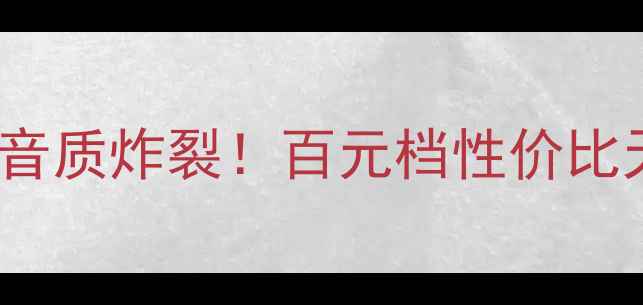 图片 🎵大通DS-77音箱深度评测｜音质炸裂！百元档性价比天花板？实测报告来了！🎵✨