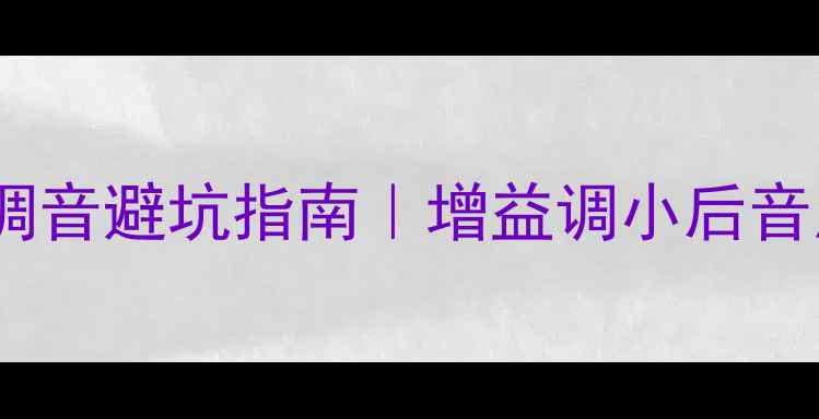 图片 💡新手必看！汽车音响调音避坑指南｜增益调小后音质会变差吗？实测分享2