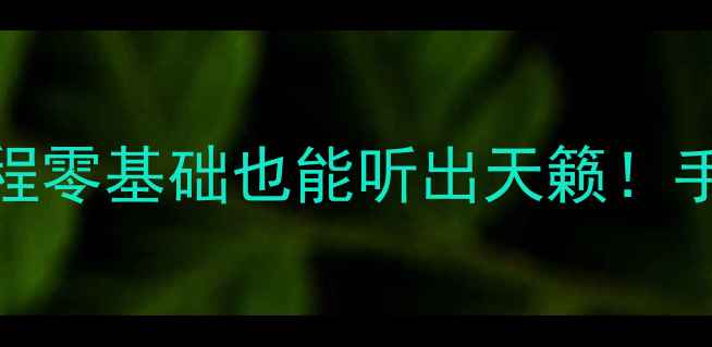 图片 🔊音响DSP改装保姆级教程零基础也能听出天籁！手把手教你调音不翻车🎵2