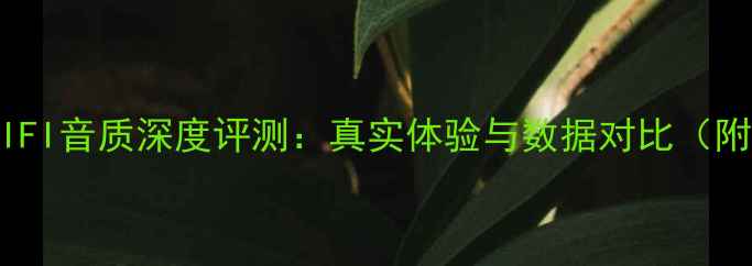 图片 🔥尊宝音箱HIFI音质深度评测：真实体验与数据对比（附选购指南）2