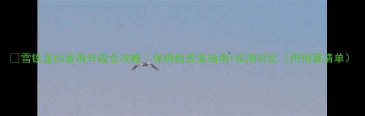 图片 🔥雪铁龙C6音响升级全攻略｜保姆级改装指南+实测对比（附预算清单）