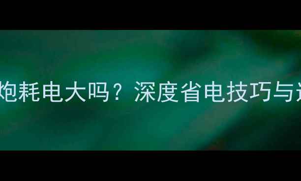 图片 10寸低音炮耗电大吗？深度省电技巧与选购指南1