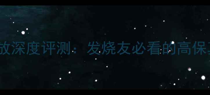 图片 12代皇冠功放深度评测：发烧友必看的高保真音响系统2