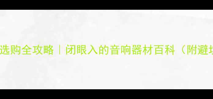 图片 1969功放选购全攻略｜闭眼入的音响器材百科（附避坑指南）2