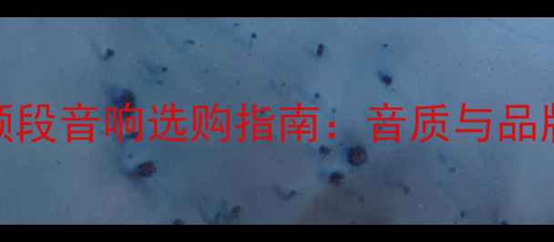 图片 300Hz频段音响选购指南：音质与品牌推荐2