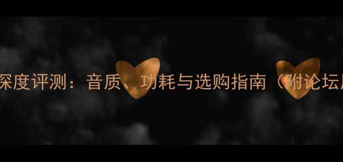 图片 50瓦纯甲类功放深度评测：音质、功耗与选购指南（附论坛用户真实反馈）1