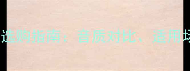 图片 8欧喇叭与4欧喇叭选购指南：音质对比、适用场景与避坑要点全1