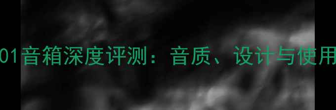 图片 Bose4001音箱深度评测：音质、设计与使用体验全