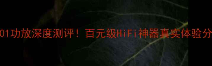 图片 Bose901功放深度测评！百元级HiFi神器真实体验分享🎵1