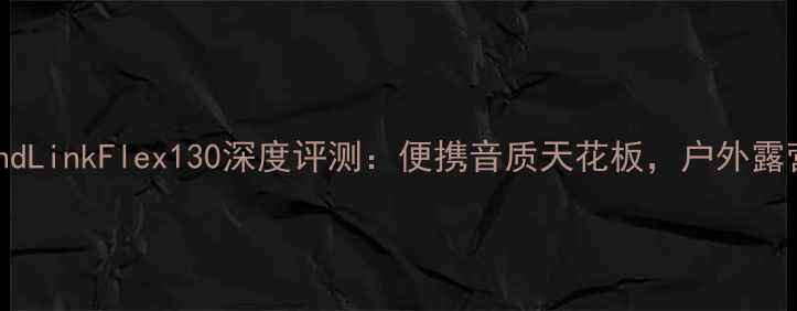 图片 BoseSoundLinkFlex130深度评测：便携音质天花板，户外露营首选！