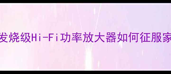 图片 CAC功放4000深度评测：发烧级Hi-Fi功率放大器如何征服家庭影院与音乐发烧友？1