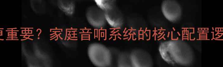 图片 CD机重要还是功放更重要？家庭音响系统的核心配置逻辑（附选购指南）1