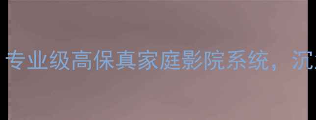 图片 DANTAXDX-3音箱：专业级高保真家庭影院系统，沉浸式音效体验指南