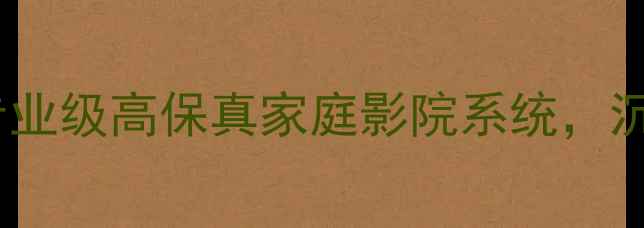 图片 DANTAXDX-3音箱：专业级高保真家庭影院系统，沉浸式音效体验指南1