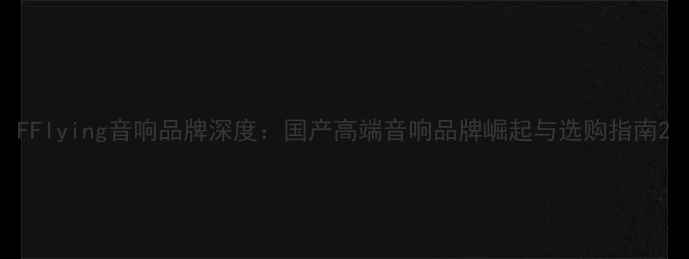 图片 FFlying音响品牌深度：国产高端音响品牌崛起与选购指南2