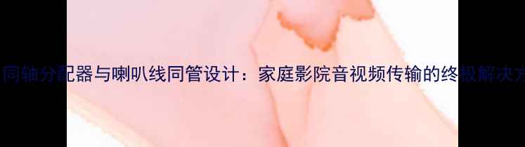 图片 HDMI同轴分配器与喇叭线同管设计：家庭影院音视频传输的终极解决方案1