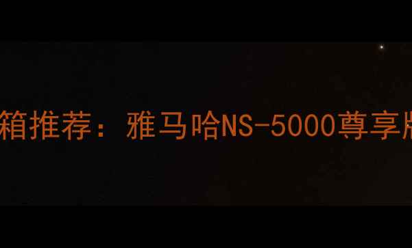 图片 Hi-Res认证全频音箱推荐：雅马哈NS-5000尊享版音质与选购指南1