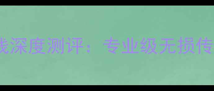 图片 HiFi音响必看线圣午夜系列喇叭线深度测评：专业级无损传输，解锁HiFi音质的终极密码！2
