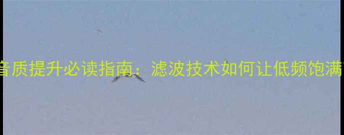 图片 HiFi音响音质提升必读指南：滤波技术如何让低频饱满高频清晰1