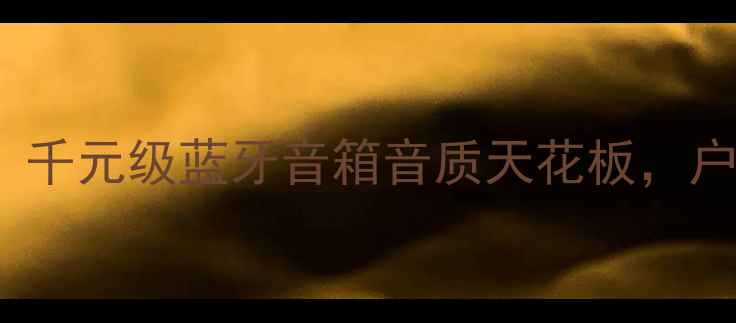 图片 JBLRM101深度评测：千元级蓝牙音箱音质天花板，户外露营音乐神器全2