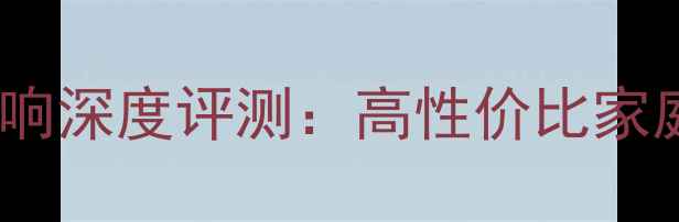 图片 LAXC-152音响深度评测：高性价比家庭影院系统1
