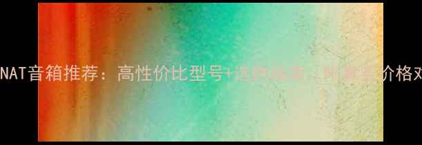 图片 MAGNAT音箱推荐：高性价比型号+选购指南，附真实价格对比