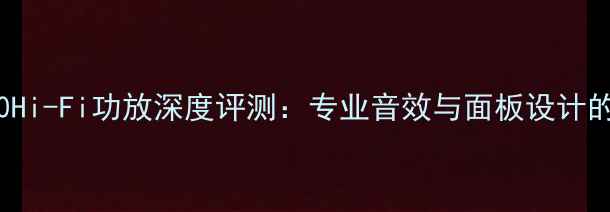 图片 MAiNGO8300Hi-Fi功放深度评测：专业音效与面板设计的完美融合1