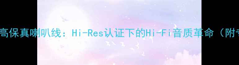 图片 NBS天王3代高保真喇叭线：Hi-Res认证下的Hi-Fi音质革命（附专业测评）2