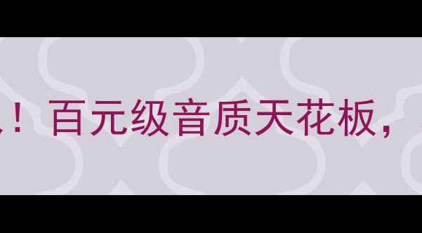 图片 PH2060功放机闭眼入！百元级音质天花板，租房党必看音响神器