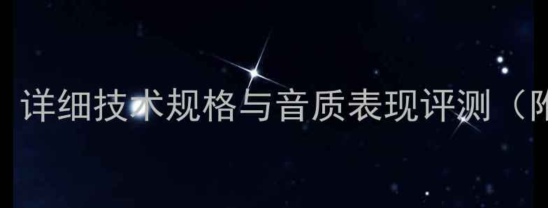 图片 PMCOB1音箱参数：详细技术规格与音质表现评测（附深度使用指南）