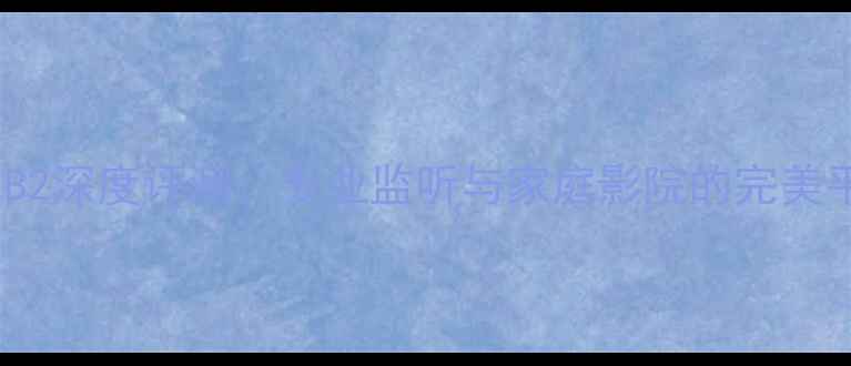 图片 PMC音箱IB2深度评测：专业监听与家庭影院的完美平衡指南1