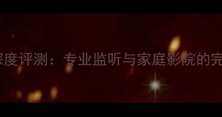 图片 PMC音箱IB2深度评测：专业监听与家庭影院的完美平衡指南2